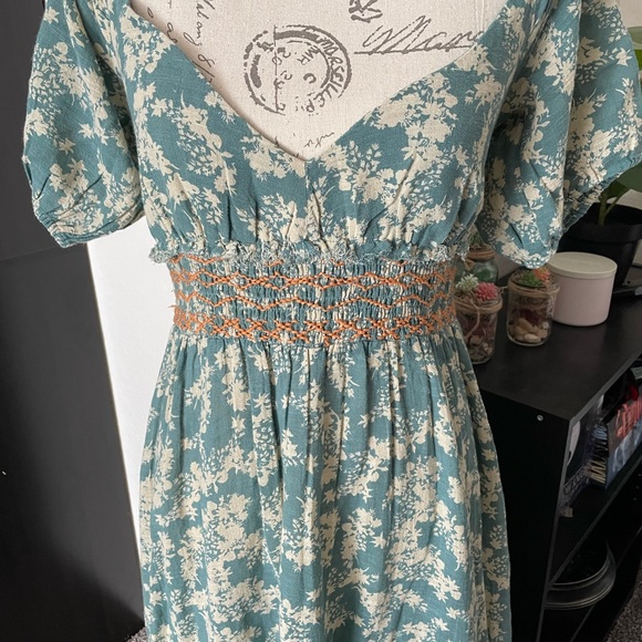 SOLD - Free People Ellie Floral Dress Small - Picture 2 of 8